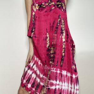 Krátké šaty batik –  růžové